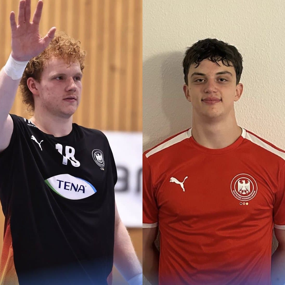 Toma Gadza und Julius Hein für Nationalmannschaftskader der U18 und U20 EHF EURO 2026 nominiert