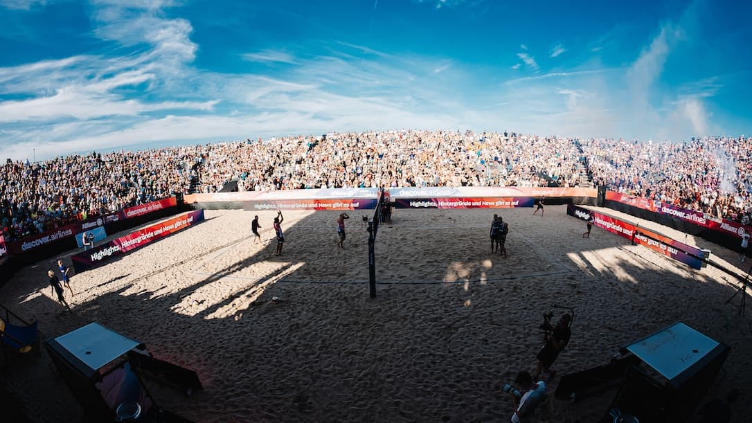 KW Sports event — Beach volleyball stadium